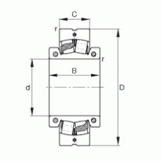 Подшипник 222SM55-TVPA