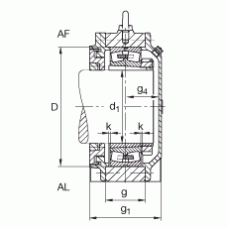 Подшипник BND2240-H-W-Y-AL-S