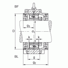 Подшипник BND2238-H-W-Y-BL-S