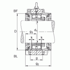 Подшипник BND2240-H-W-T-BL-S