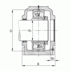 Подшипник SD538-N-FZ-AF-L + 22238K