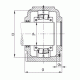 Подшипник SD540-N-FZ-AF-L + 222SM180-MA