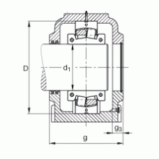 Подшипник SD544-N-FZ-AF-L + 222SM200-MA