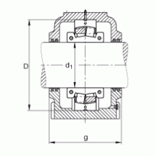 Подшипник SD540-N-FZ-BF-L + 222SM180-MA