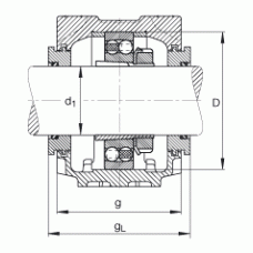 Подшипник SNV072-F-L + 1207K + H207 + TSV507