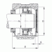 Подшипник SNV052-F-L + 20205K + H205X012 + TSV505X012