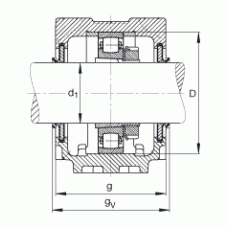 Подшипник SNV072-F-L + 20207K + H207 + DHV507