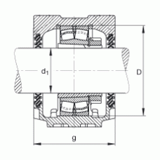 Подшипник SNV072-F-L + 22207K + H307X102 + DH507X102