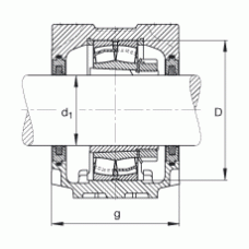 Подшипник SNV080-F-L + 22208K + H308X105 + TCV508X105