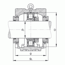 Подшипник SNV215-F-L + 20320K + H320 + TSV620