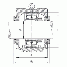 Подшипник SNV215-F-L + 21320K + H320 + TSV620