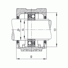 Подшипник SNV100-F-L + 1309 + DH309