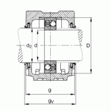 Подшипник SNV052-F-L + 1304 + DHV304