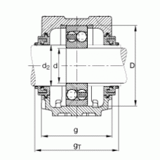 Подшипник SNV125-F-L + 2214 + TCV214