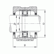 Подшипник SNV180-F-L + 20220 + DH220