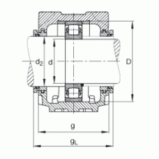 Подшипник SNV062-F-L + 20305 + TSV305