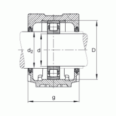 Подшипник SNV170-F-L + 20219 + FSV219