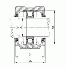 Подшипник SNV080-F-L + 20208 + DHV208