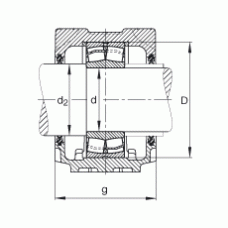 Подшипник SNV100-F-L + 21309 + DH309