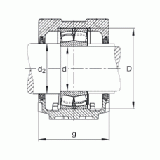 Подшипник SNV100-F-L + 21309 + FSV309