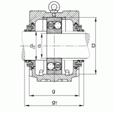 Подшипник SNV215-F-L + 1320 + TCV320