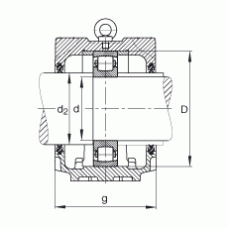 Подшипник SNV215-F-L + 20224 + DH224