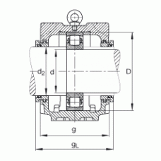 Подшипник SNV240-F-L + 20322 + TSV222