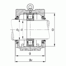 Подшипник SNV240-F-L + 20322 + DHV222