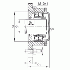 Подшипник F515-A-L + 22215K