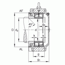 Подшипник BND2215-Z-Y-AL-S