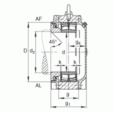 Подшипник BND2218-Z-T-AL-S