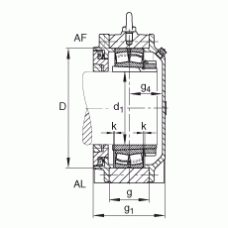 Подшипник BND2220-H-W-T-AL-S