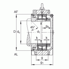 Подшипник BND3040-H-C-Y-AL-S